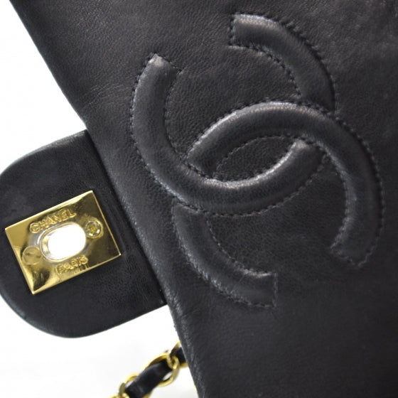 Chanel Lambskin Quilted Mini Flap Black 7 of 10