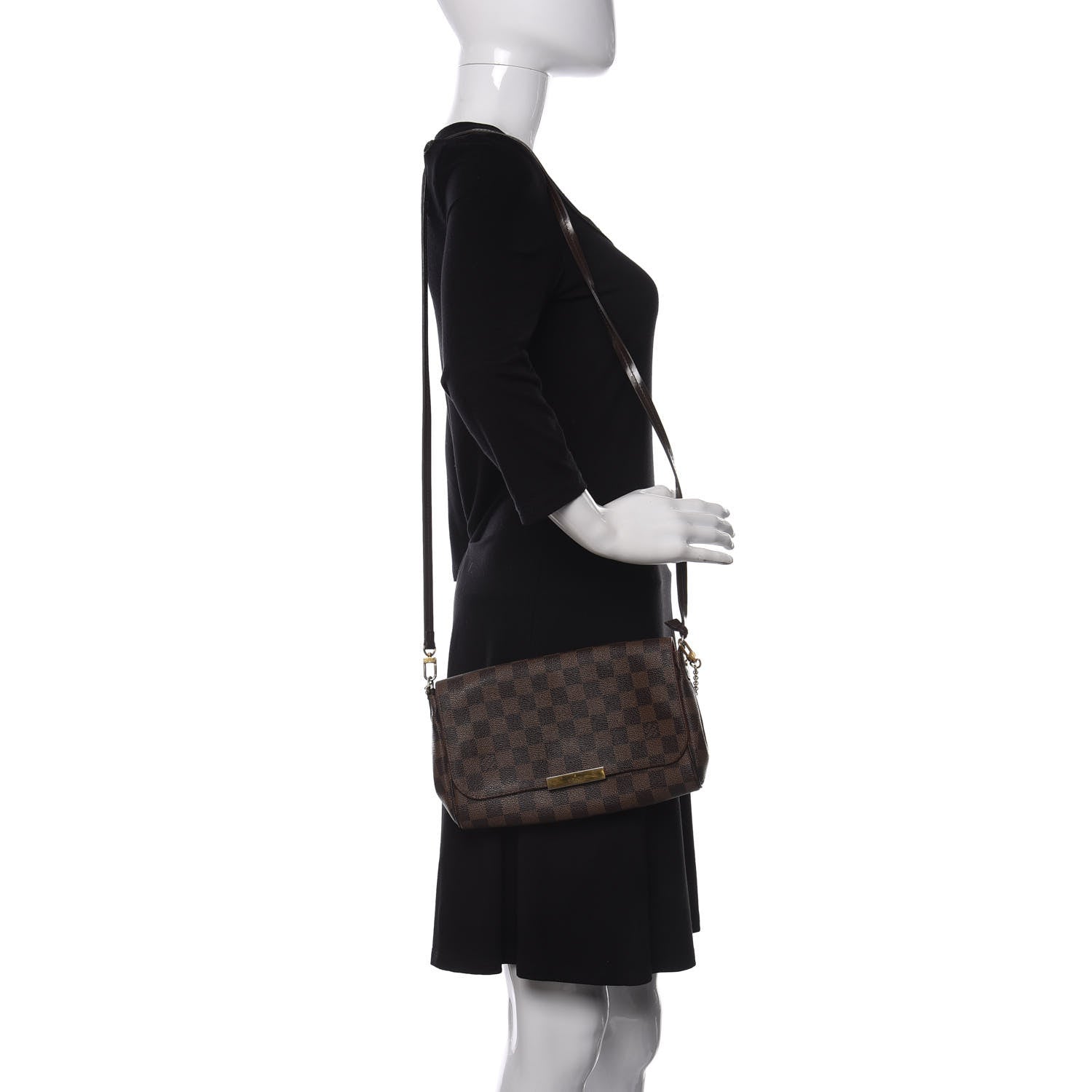 Louis Vuitton Damier Ebene Favorite MM 2 of 13