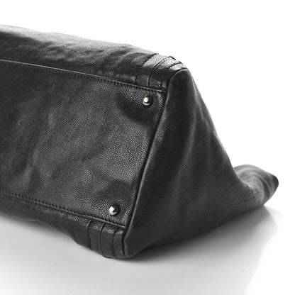 Chanel Glazed Caviar East West Modern Chain Tote Black 7 of 11