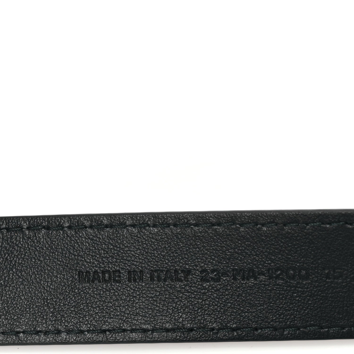 Christian Dior Calfskin D Fence Belt 75 30 Black 4 of 5