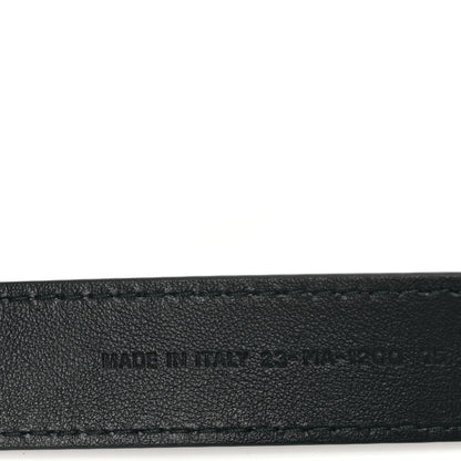 Christian Dior Calfskin D Fence Belt 75 30 Black 4 of 5
