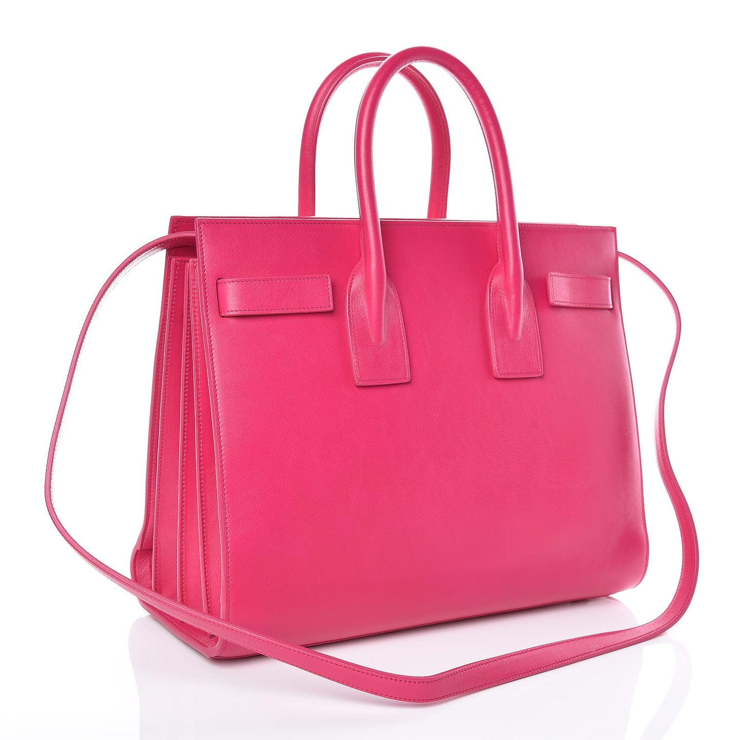 Calfskin Small Sac De Jour Lipstick Fuchsia