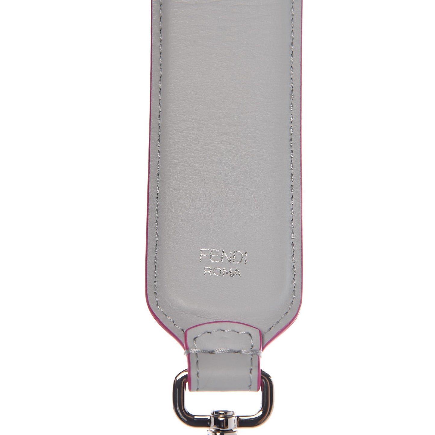 Vitello Century Fun Fair Metal Studded Mini Strap You Grigio Perla Multicolor