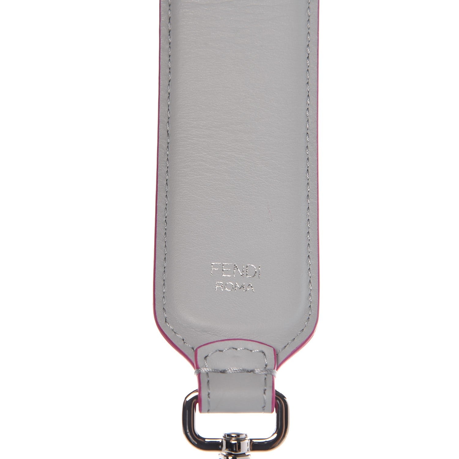 Fendi Vitello Century Fun Fair Metal Studded Mini Strap You Grigio Perla Multicolor 3 of 4