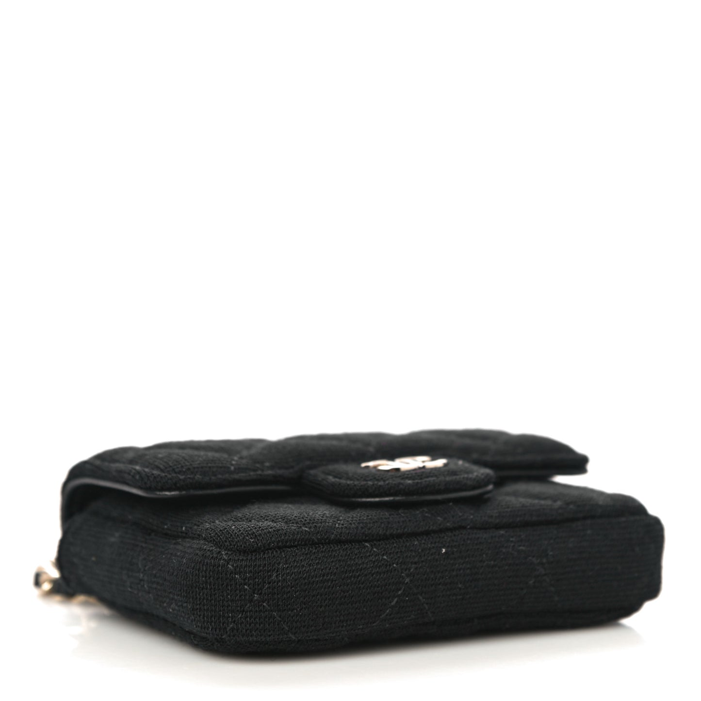 Jersey Quilted Belt Bag Black