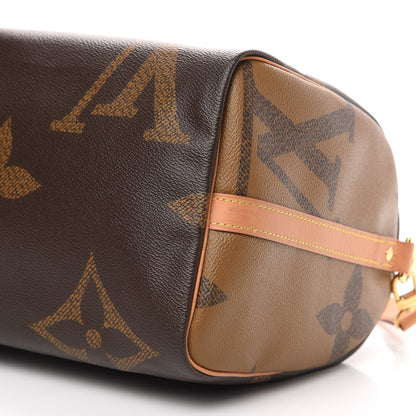 Louis Vuitton Reverse Monogram Giant Speedy Bandouliere 30 9 of 14