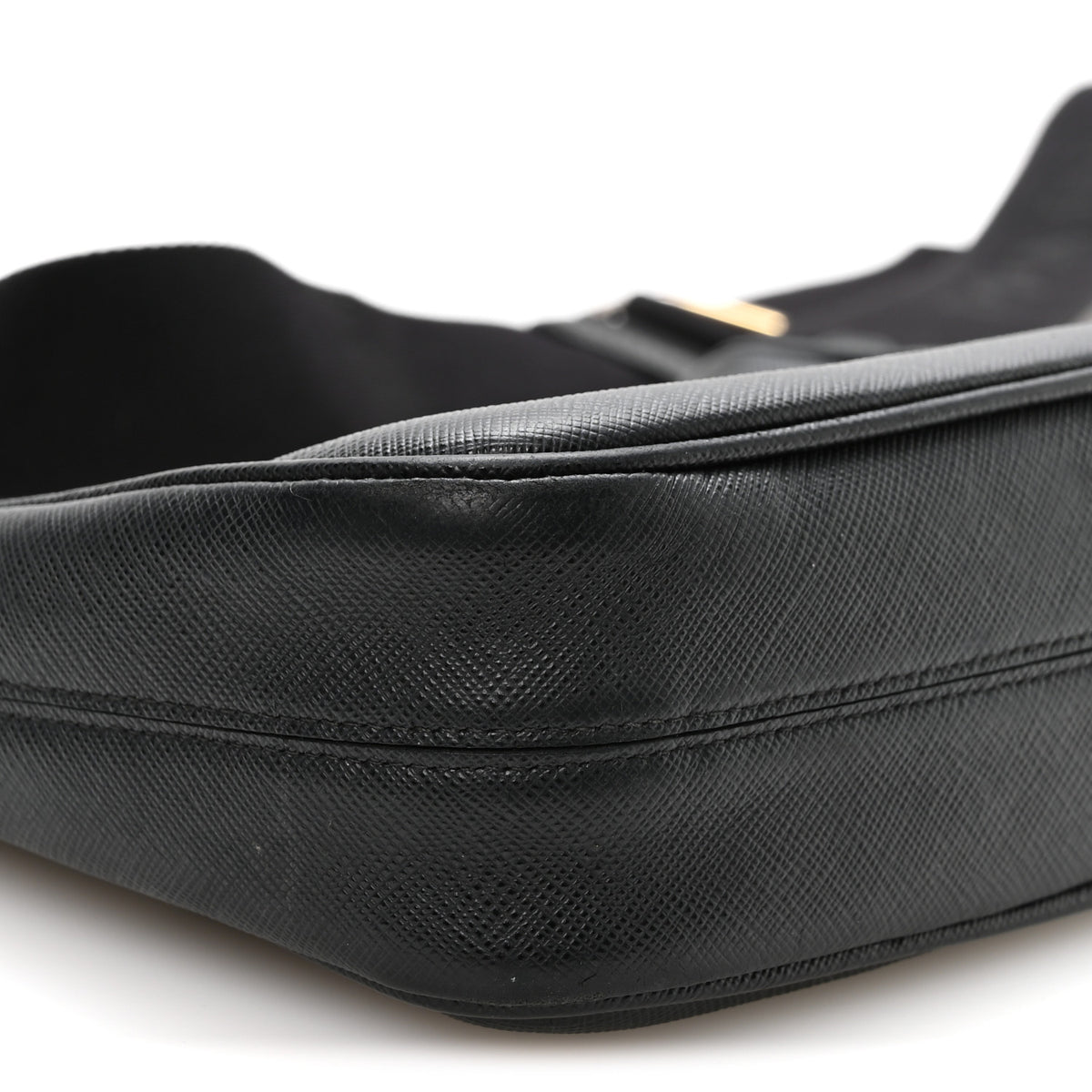 Prada Saffiano Lux Re-Edition 2005 Shoulder Bag Black 11 of 14