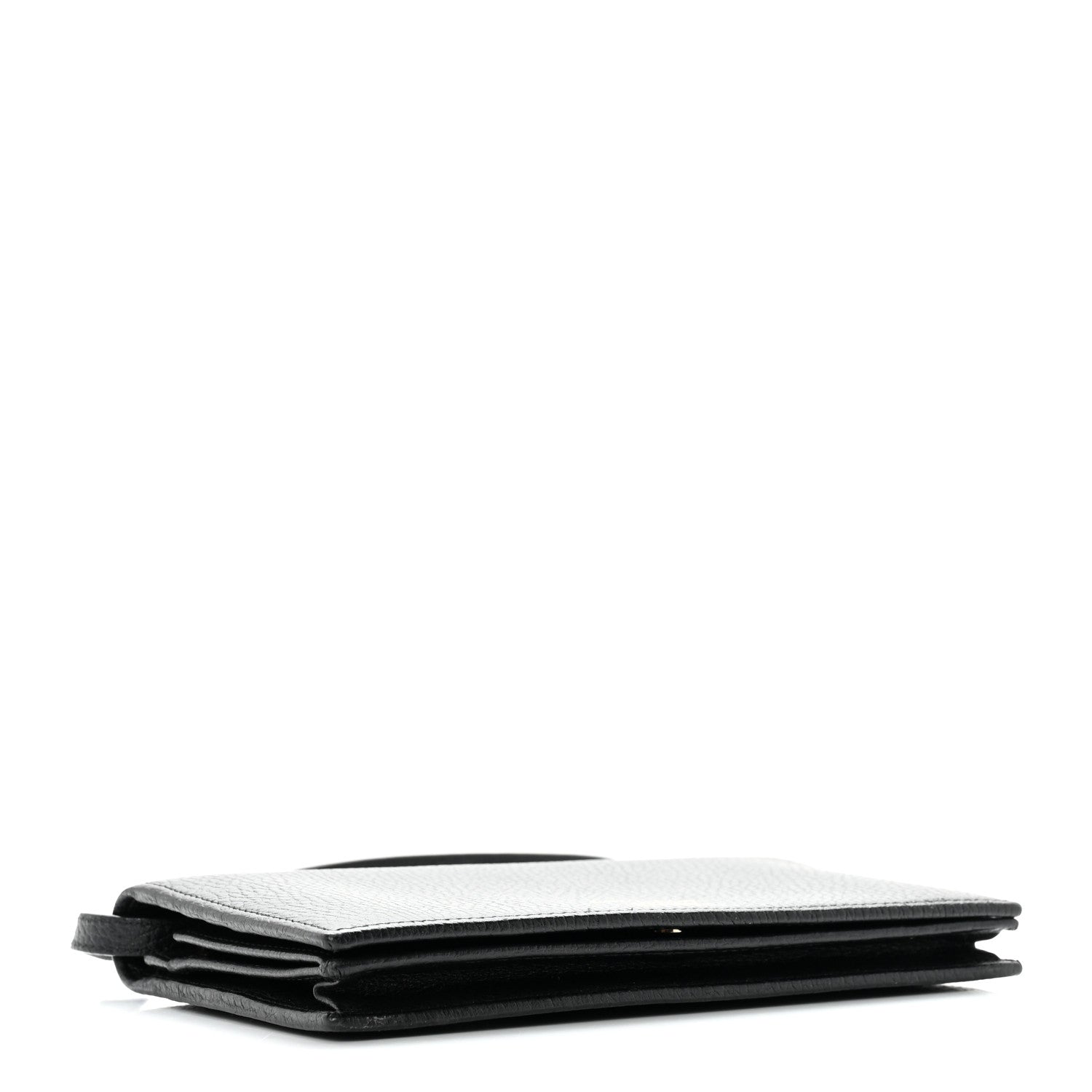 Gucci Dollar Calfskin Mini Swing Wallet Bag Black 3 of 8