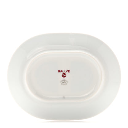 Hermes Porcelain Rallye 24 Mini Oval Plate Set Of 2 3 of 8