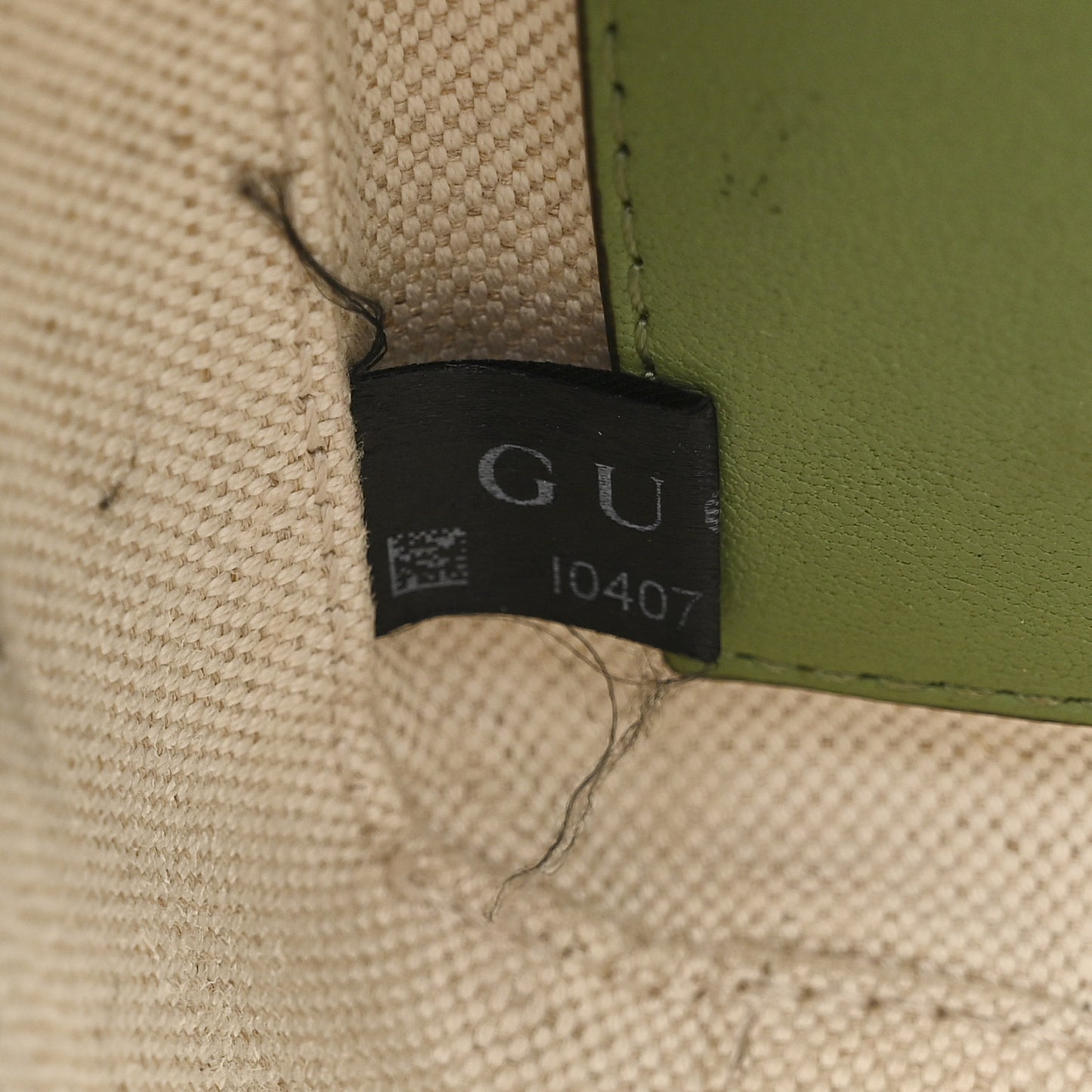 Sakai Be Green Calfskin Diagonal Stitched Blondie Top Handle Bag Light Green