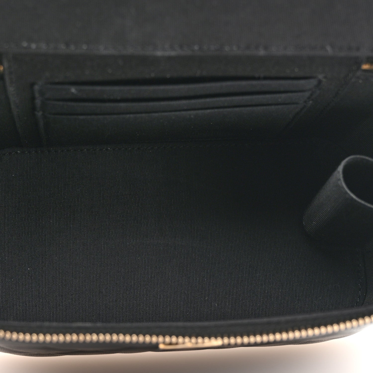 Chanel Lambskin Quilted Small Top Handle Vanity Case With Chain Black 5 of 11