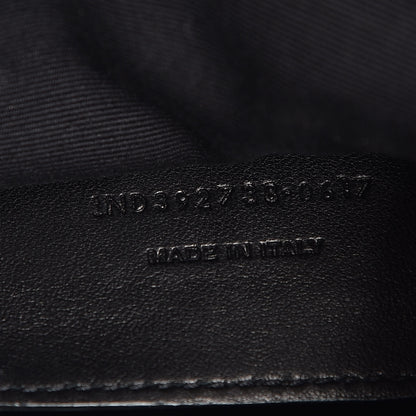 Saint Laurent Sheepskin Matelasse Chevron Monogram Large College Satchel Black 9 of 9