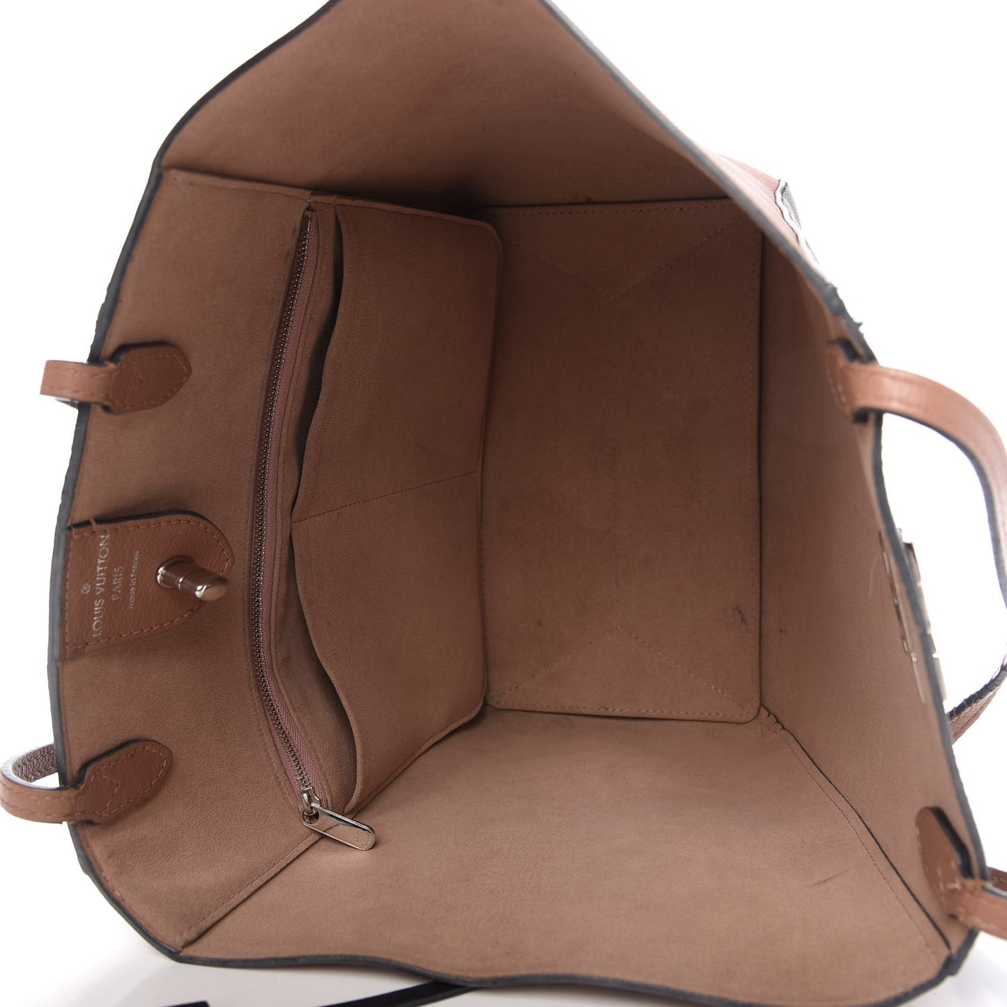 Calfskin Lockme Cabas Bois de Rose Black
