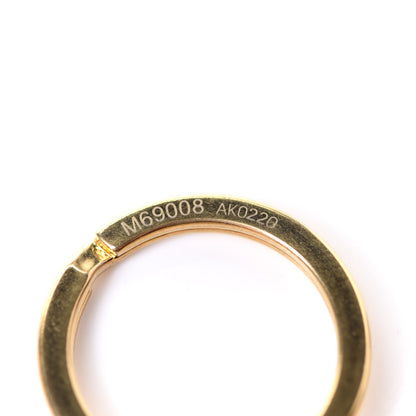 Louis Vuitton Metal Monogram Epi Spring Street Bag Charm Key Holder Gold 4 of 8
