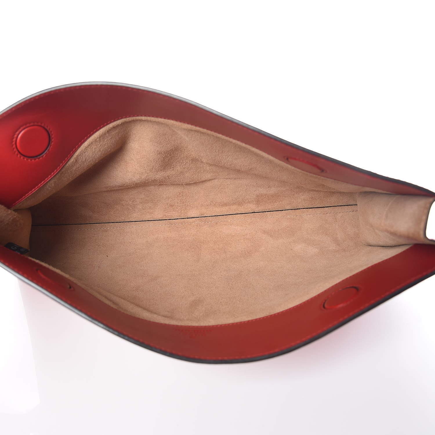 Gucci Calfskin Embossed XL Clutch Red 7 of 11