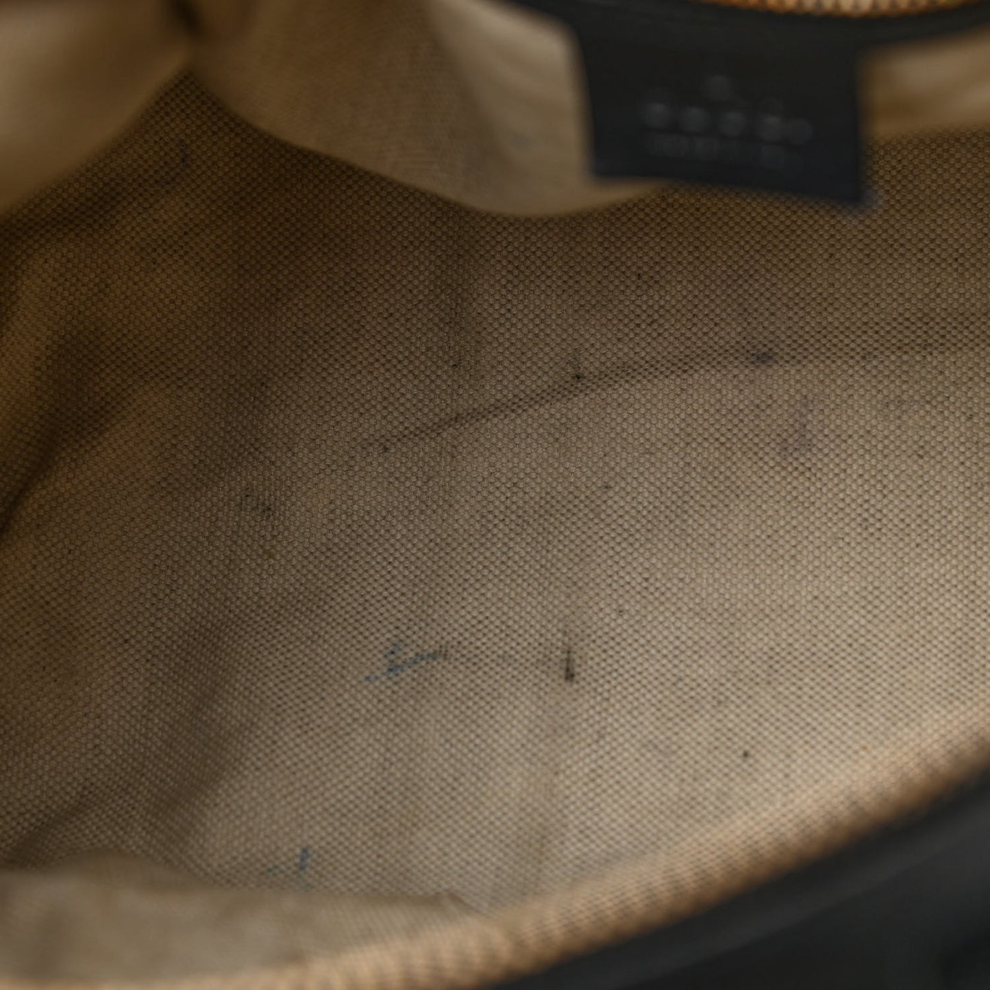 Monogram Selleria Calfskin Vintage Web Medium Boston Beige Blue