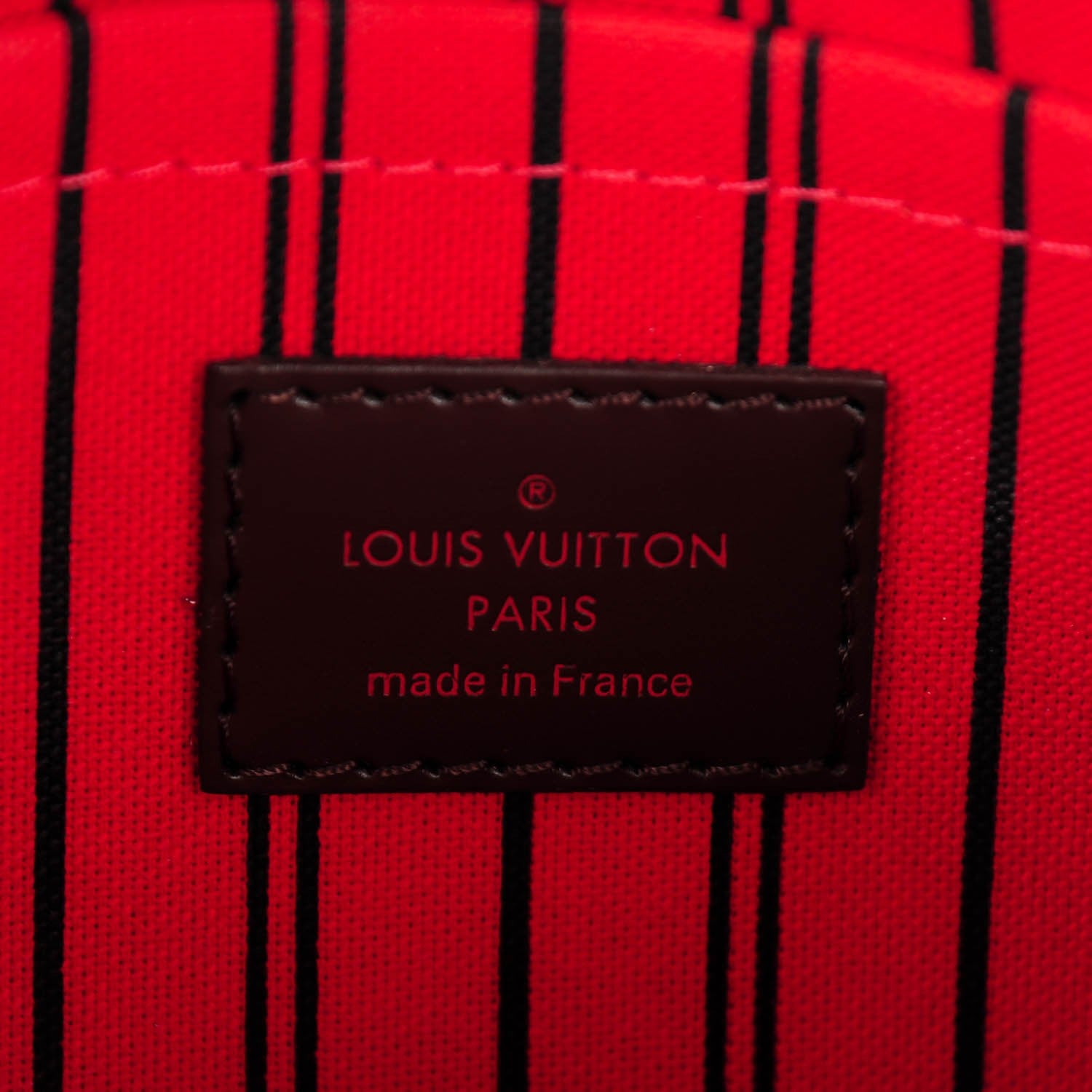 Louis Vuitton Damier Ebene Neverfull MM GM Pochette 6 of 7