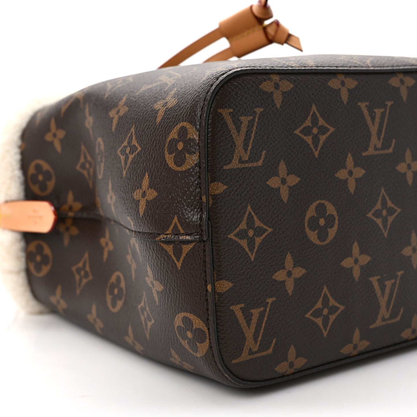 Monogram Shearling Cozygram Neonoe BB