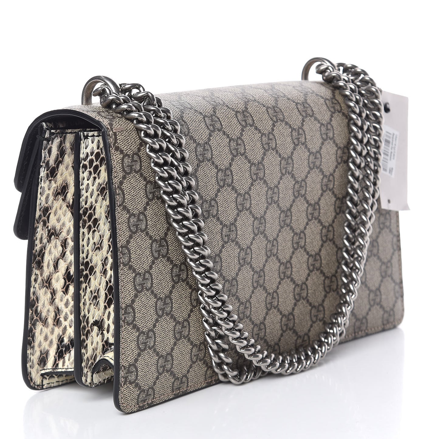 GG Supreme Monogram Elaphe Elephant Embroidered Small Dionysus Shoulder Bag