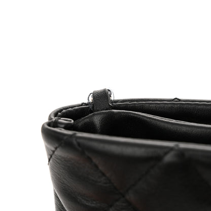 Chanel Lambskin Quilted Crossbody Bag Black 13 of 14