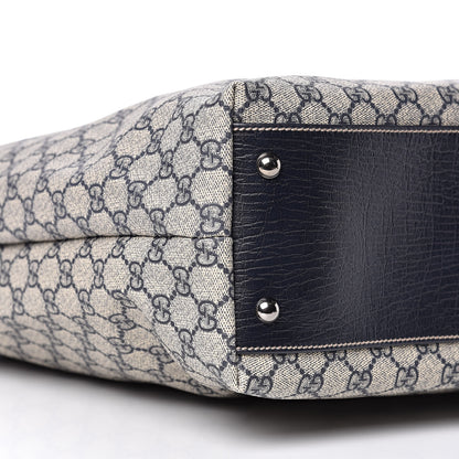 Gucci Soft GG Supreme Monogram Vertical Tote Navy 8 of 10
