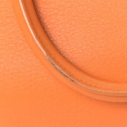 Saint Laurent Calfskin Small Classic Y Cabas Mandarine 13 of 15