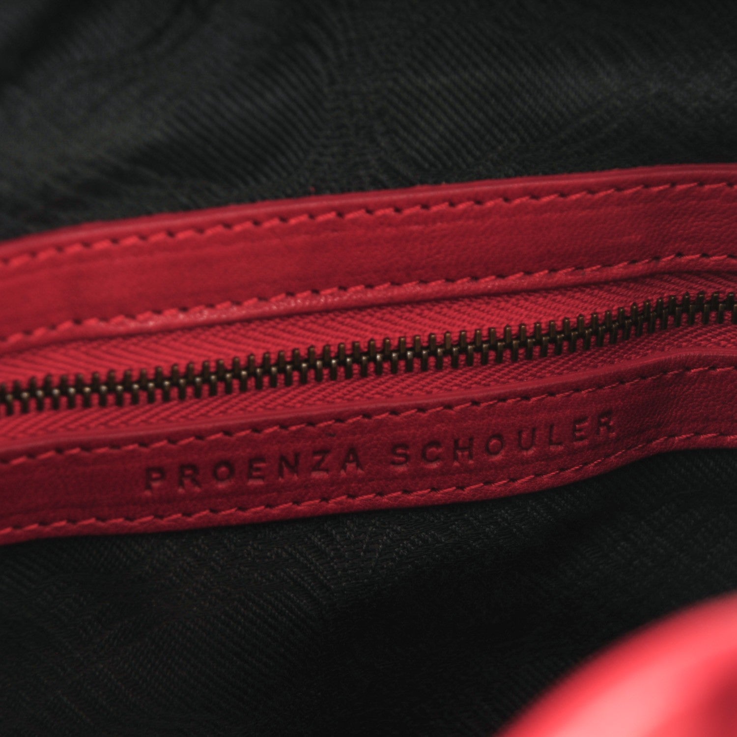 Proenza Schouler Lambskin PS1 Tote Bright Red 7 of 9
