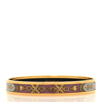 Hermes Enamel Printed Grand Apparat Narrow Bracelet 70 3 of 6