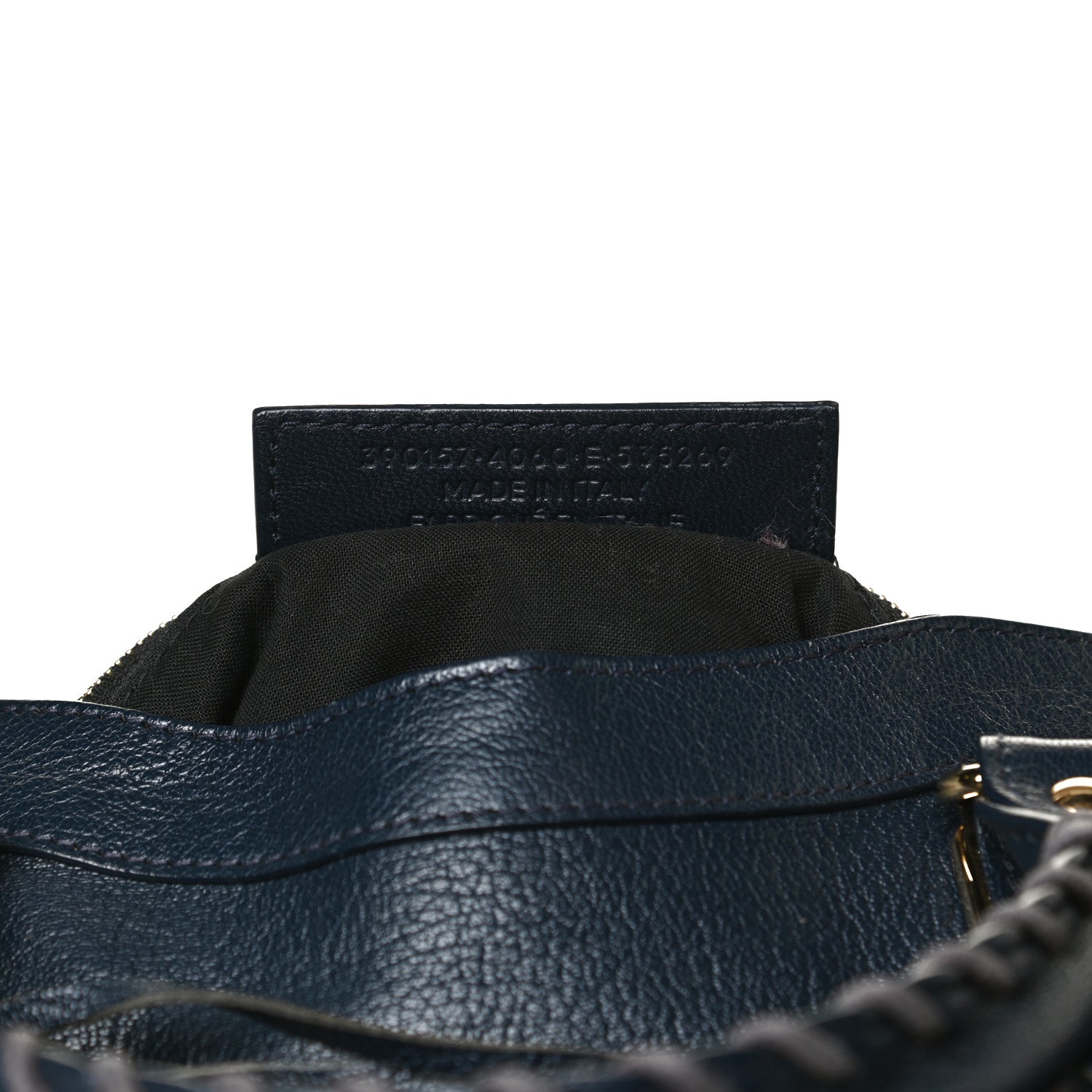 Balenciaga Chevre Gold Metallic Edge Hardware Velo Bleu Nuit Dark Sea 5 of 13
