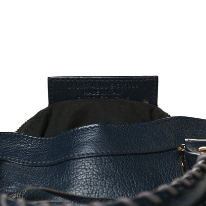 Balenciaga Chevre Gold Metallic Edge Hardware Velo Bleu Nuit Dark Sea 5 of 13