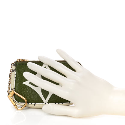 Louis Vuitton Monogram Giant Micro Pochette Accessories Kaki White 2 of 9