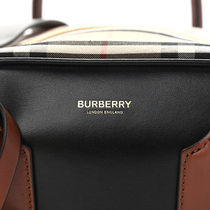 Burberry Smooth Calfskin Small Cube Bowling Bag Black 7 of 9