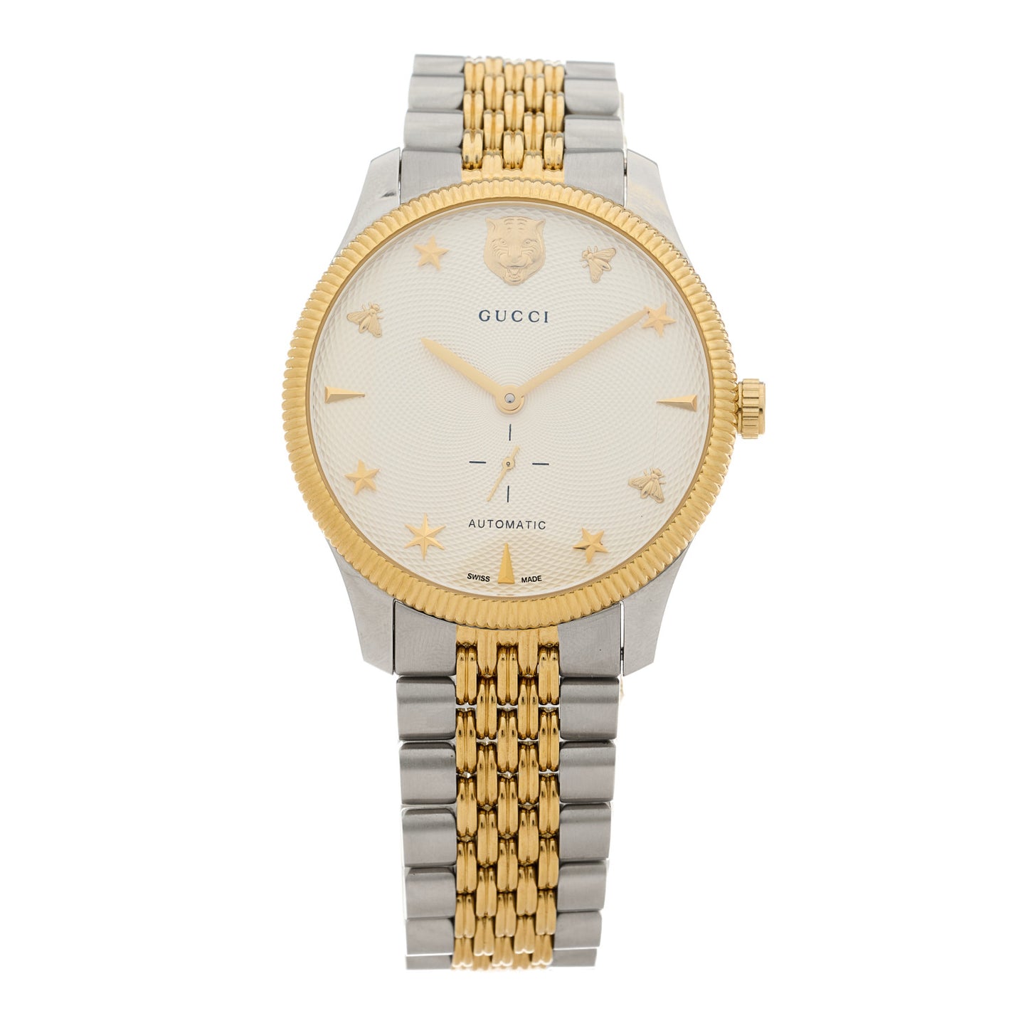 Stainless Steel 40mm G-Timeless Two Tone Charm Automatic Watch