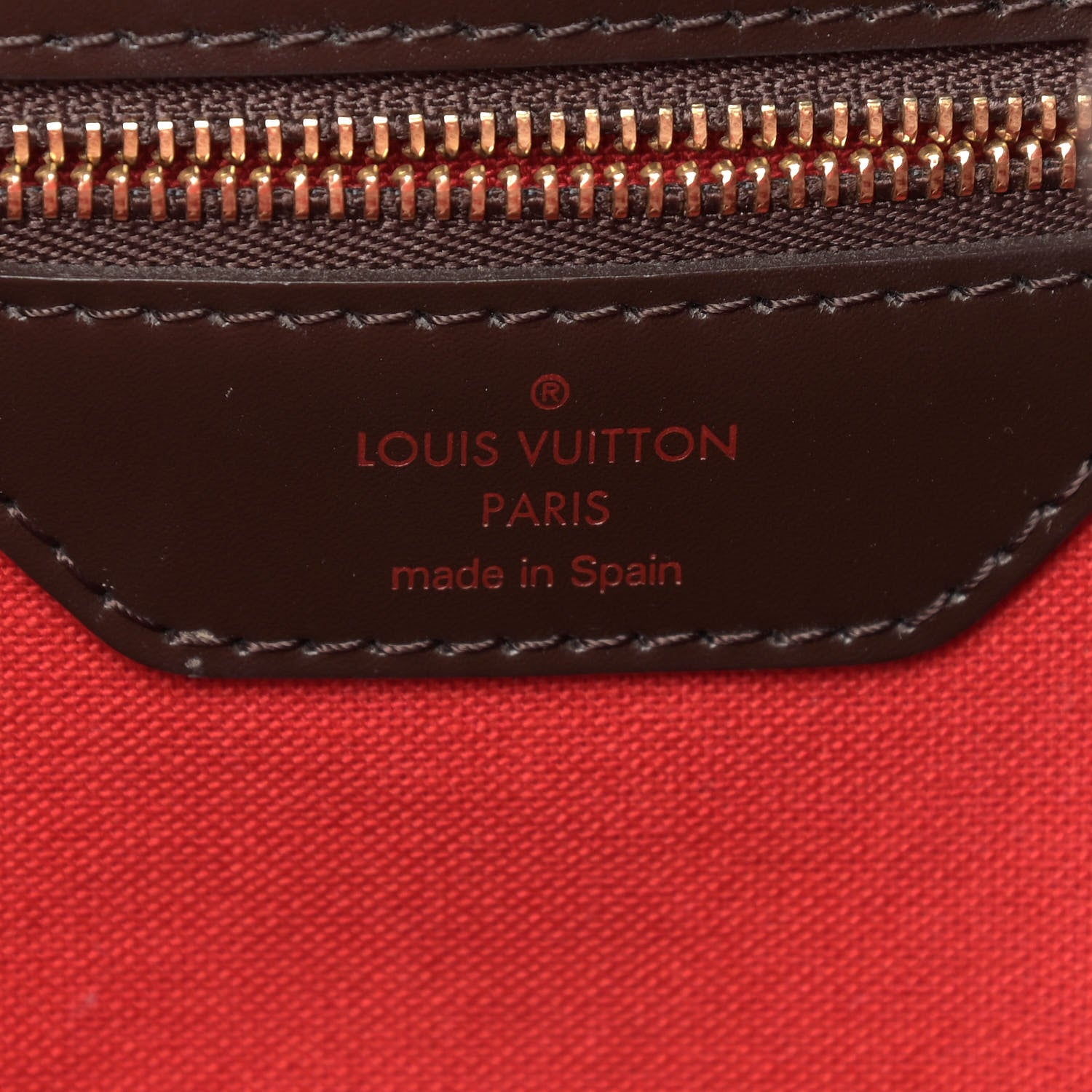 Louis Vuitton Damier Ebene Cabas Rivington 6 of 11