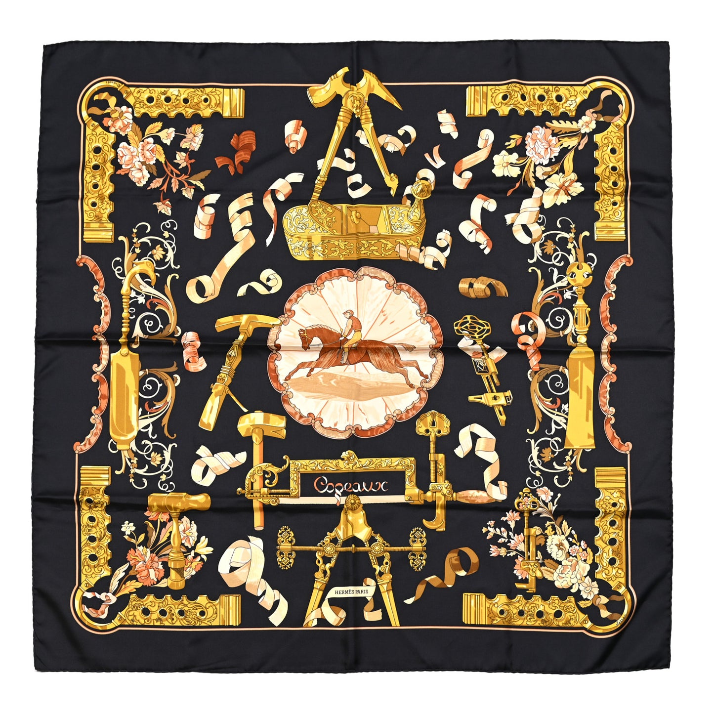Silk Copeaux Scarf 90