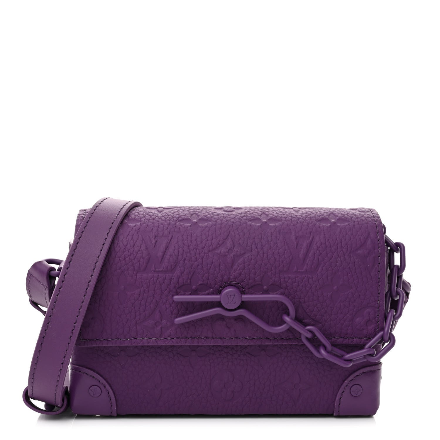 Louis Vuitton Taurillon Monogram Steamer Wearable Wallet Purple Night 1 of 11