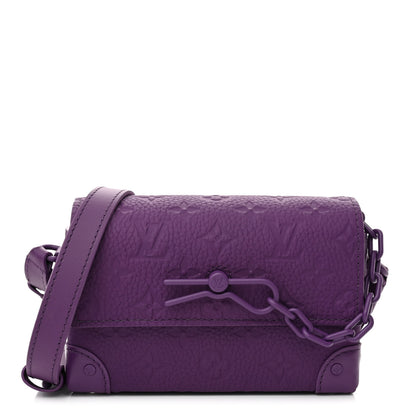 Louis Vuitton Taurillon Monogram Steamer Wearable Wallet Purple Night 1 of 11
