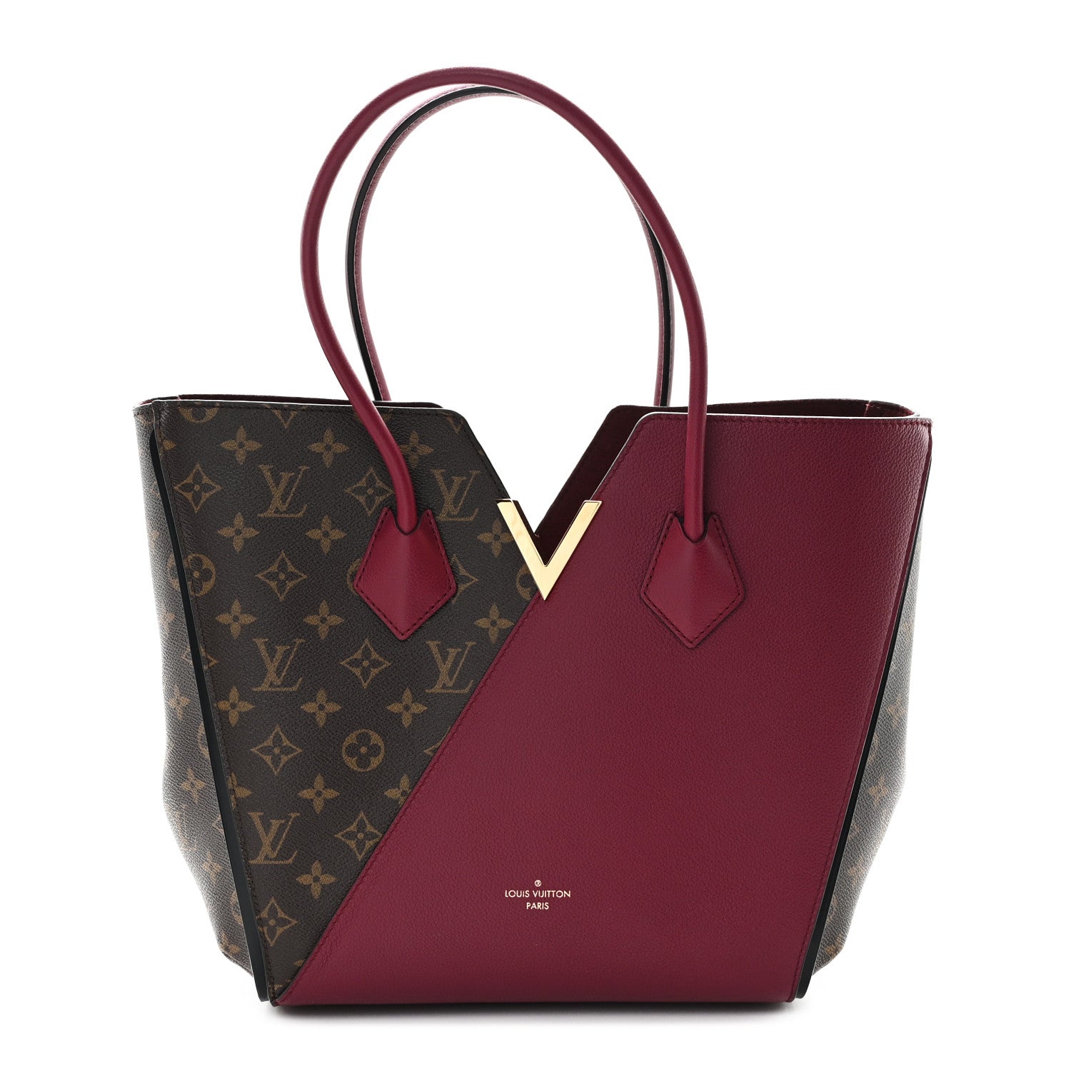 Louis Vuitton Calfskin Monogram Kimono Tote Grape 1 of 9
