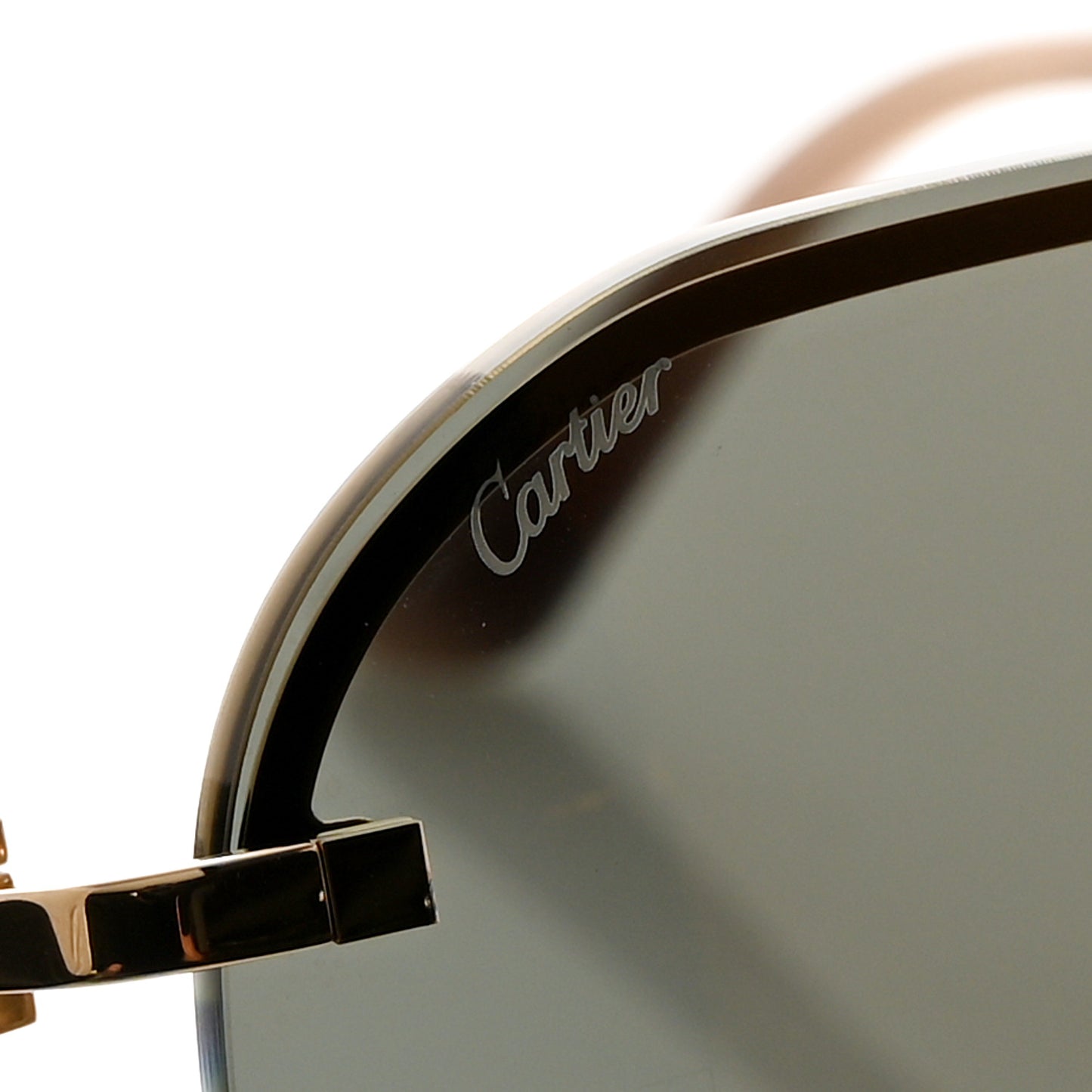 Mens Double Bridge Aviator Sunglasses Gold