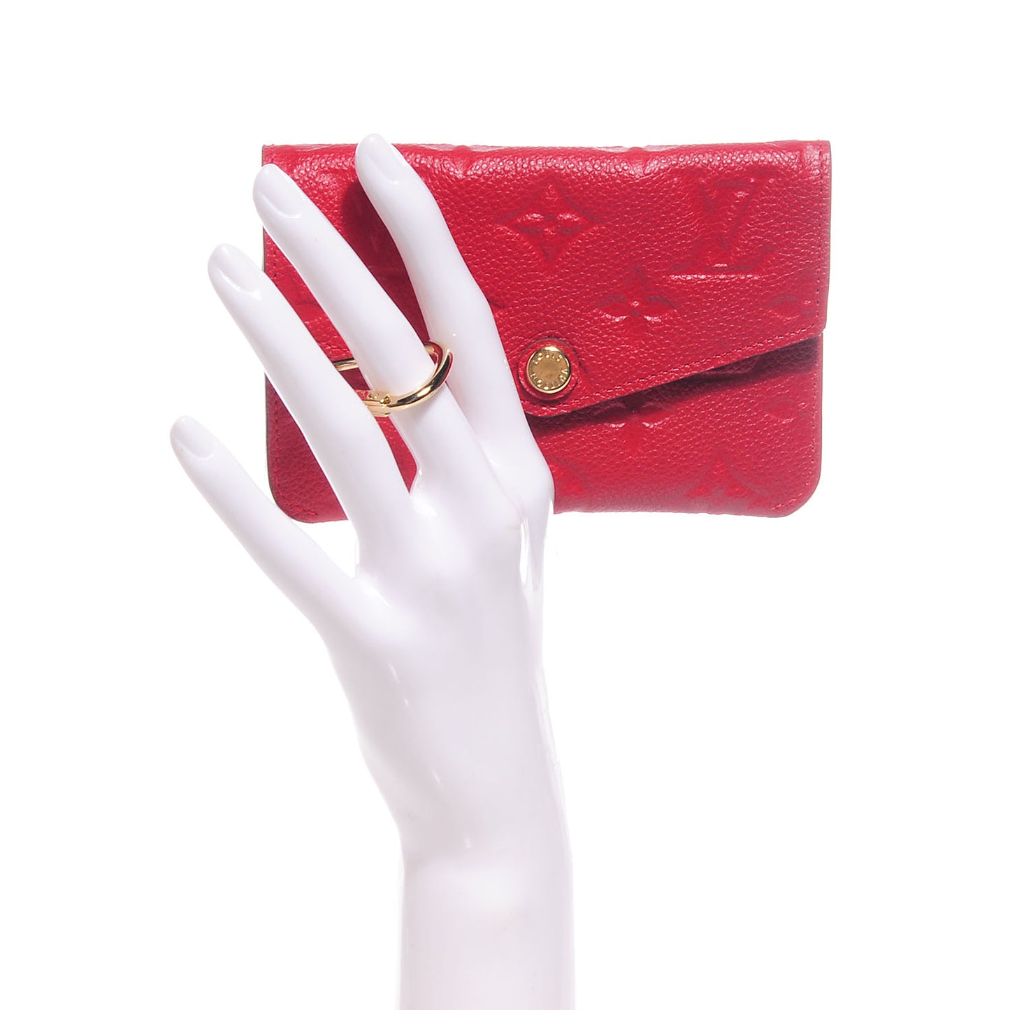 Empreinte Key Pouch Cherry