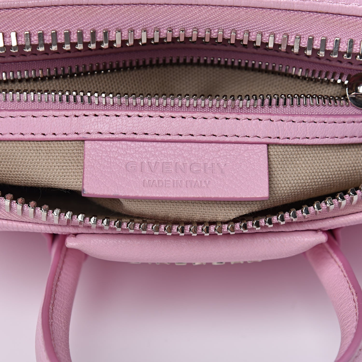 Givenchy Sugar Goatskin Mini Antigona Bright Pink 6 of 18