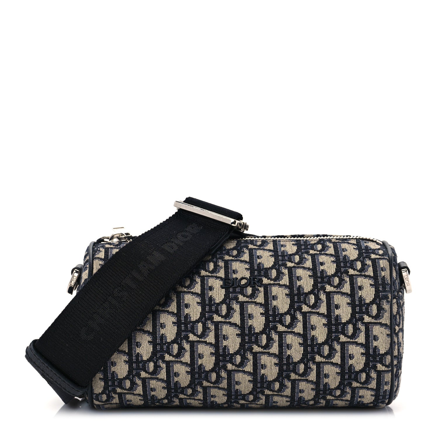 Christian Dior Oblique Roller Messenger Bag Blue 1 of 8