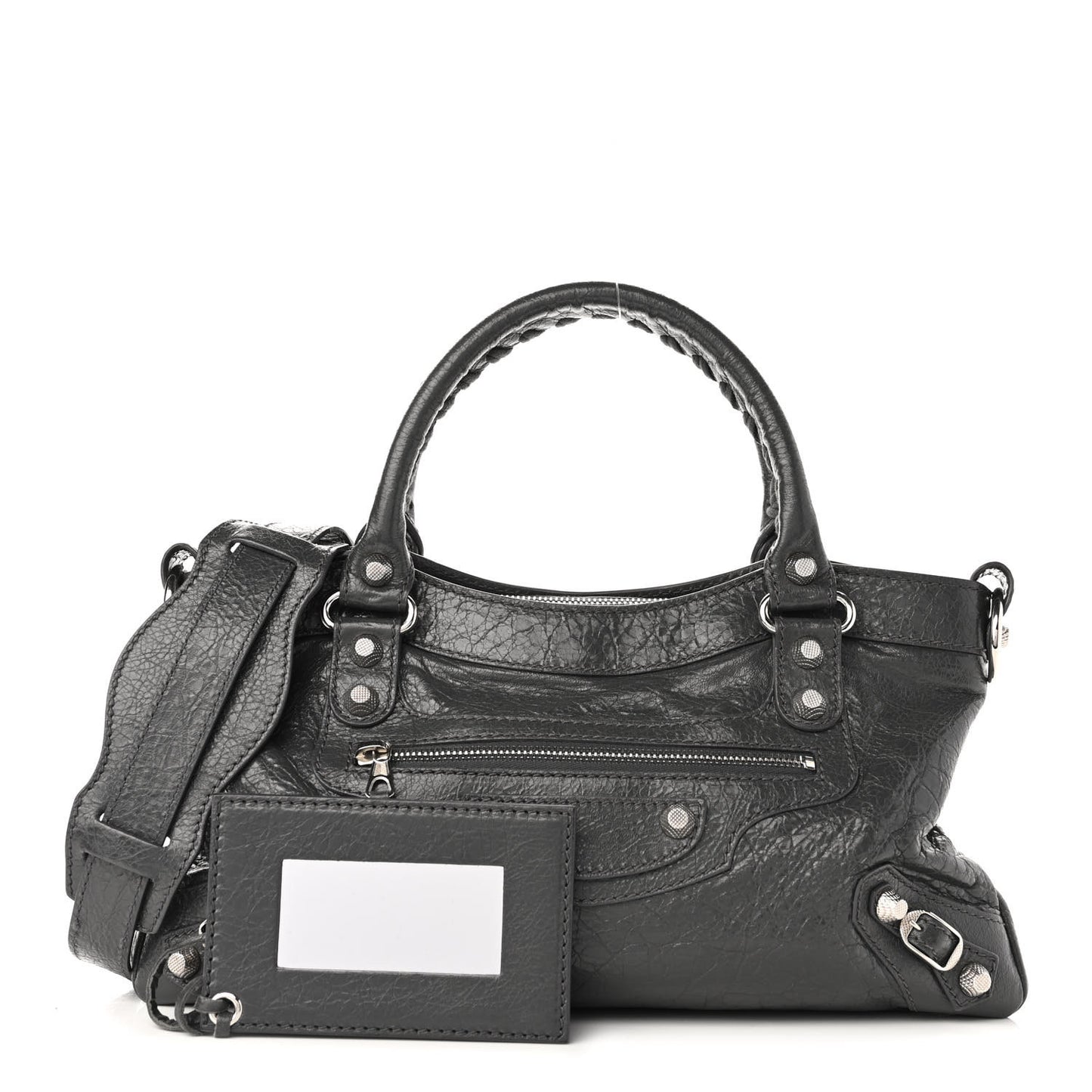Agneau Giant 12 Silver Hardware First Gris Fossile