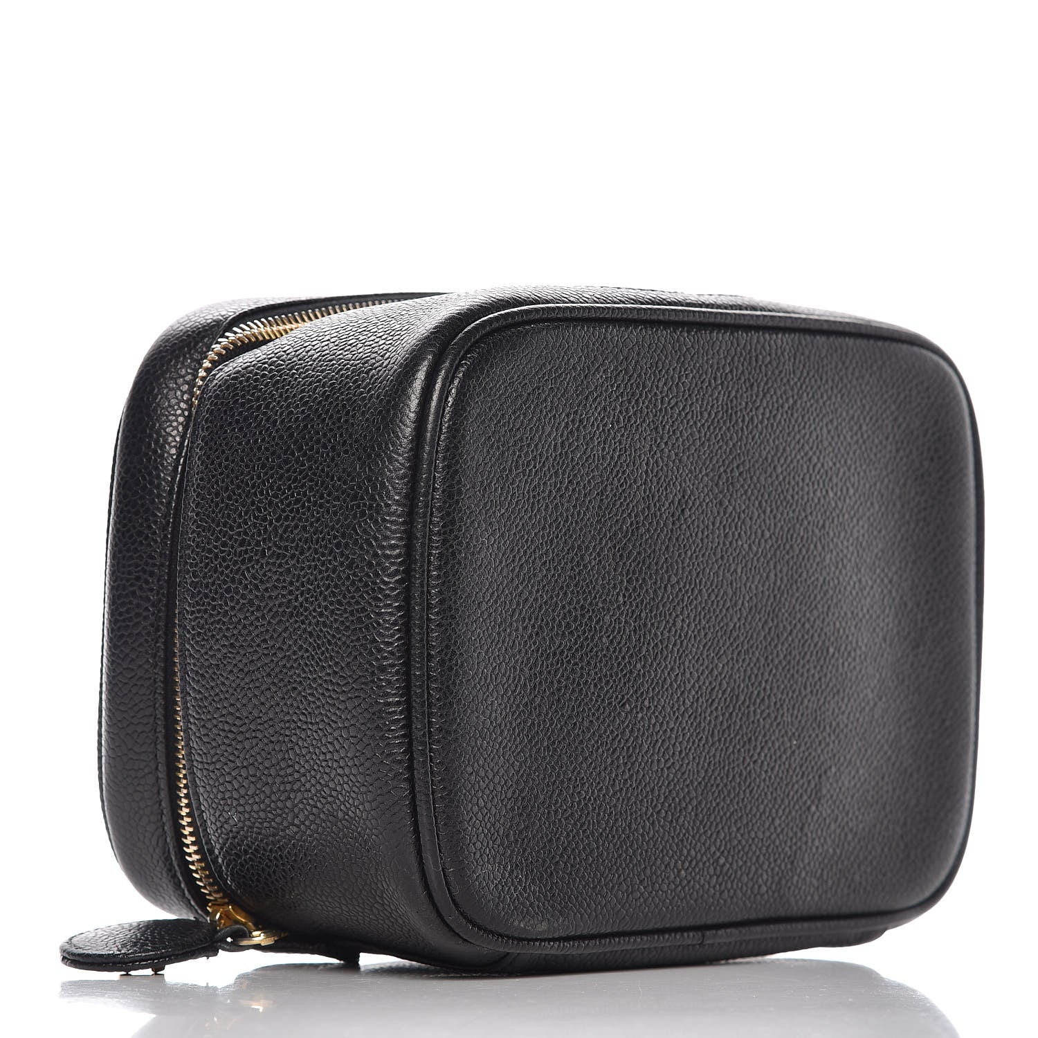 Chanel Caviar Vanity Cosmetic Case Black 4 of 16