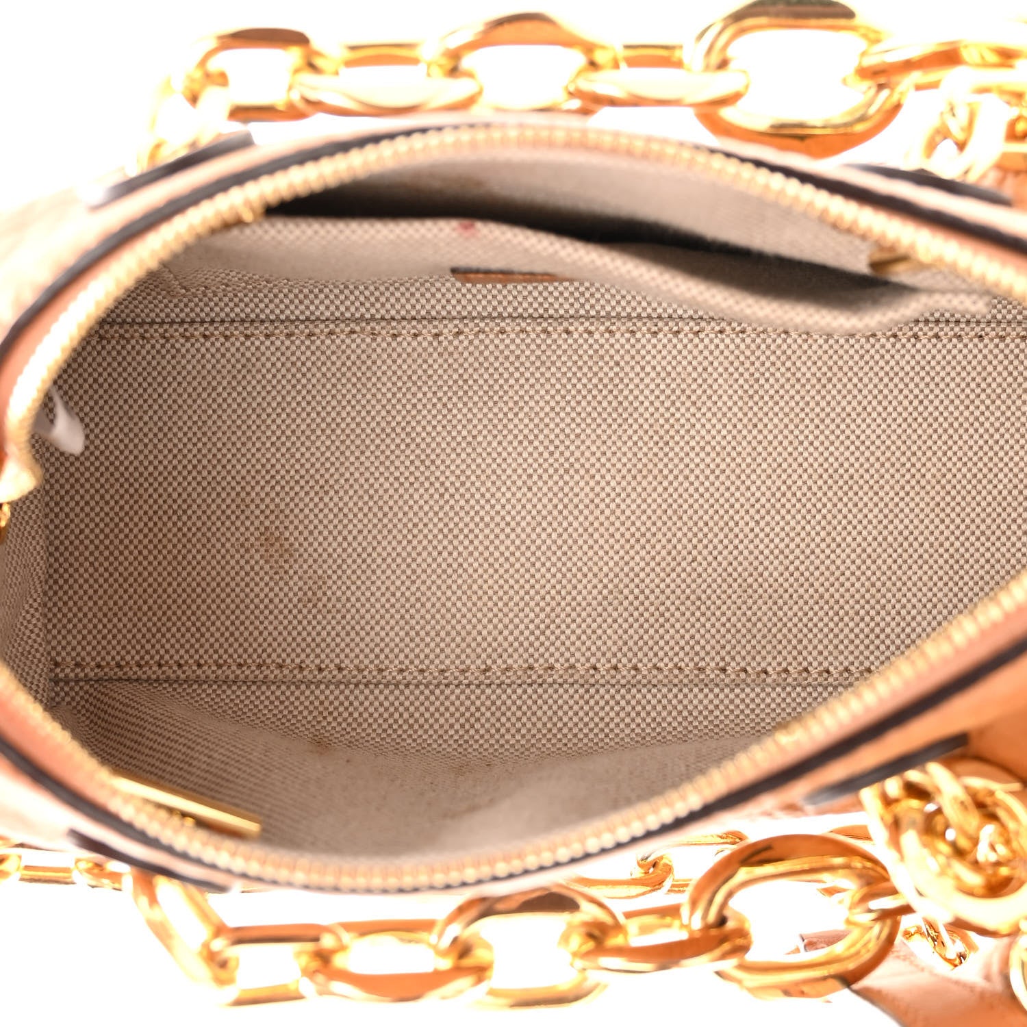 MCM Visetos Essential Original Mini Boston Bag Cognac 5 of 11