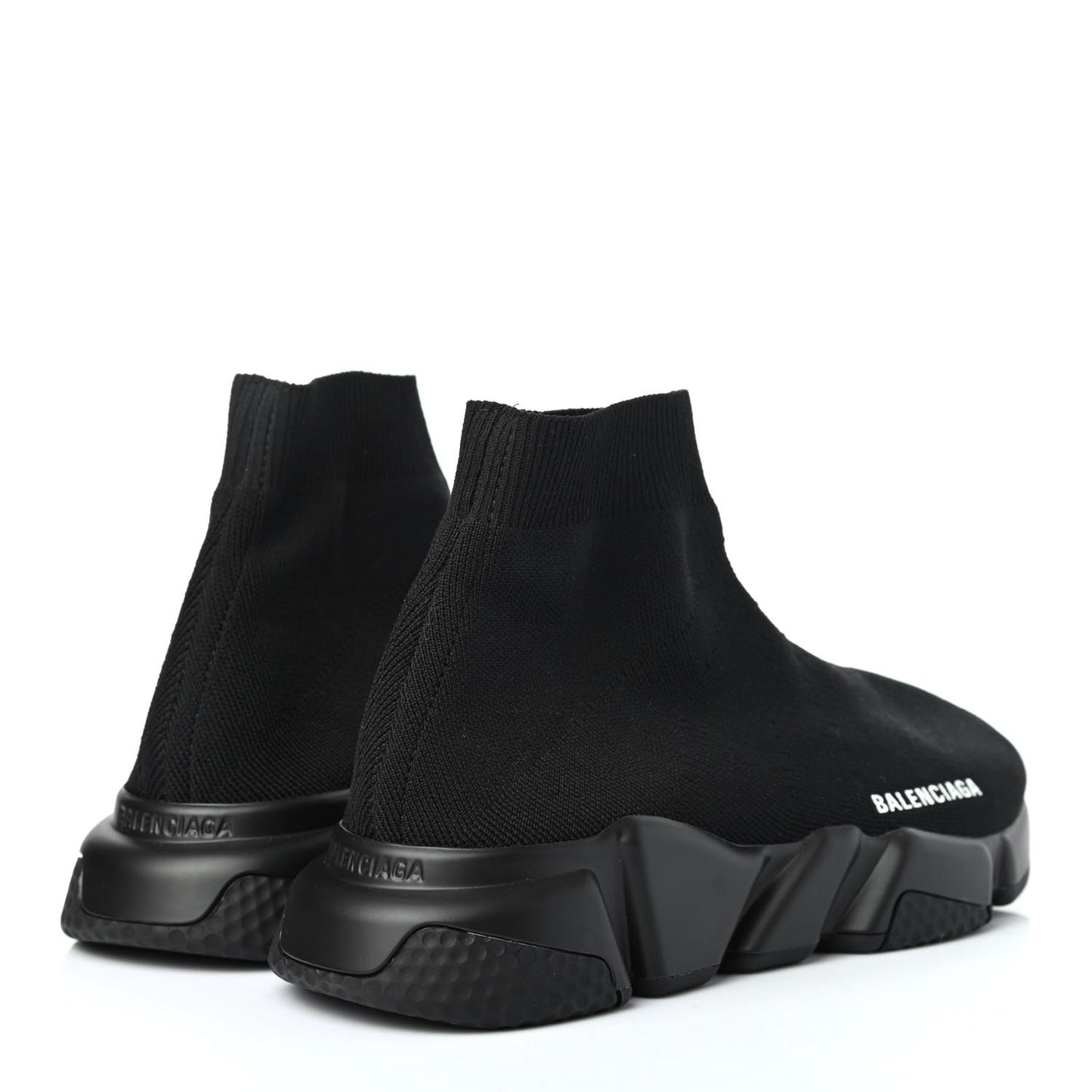 Neoprene Knit Womens Speed Sneakers 39 Black