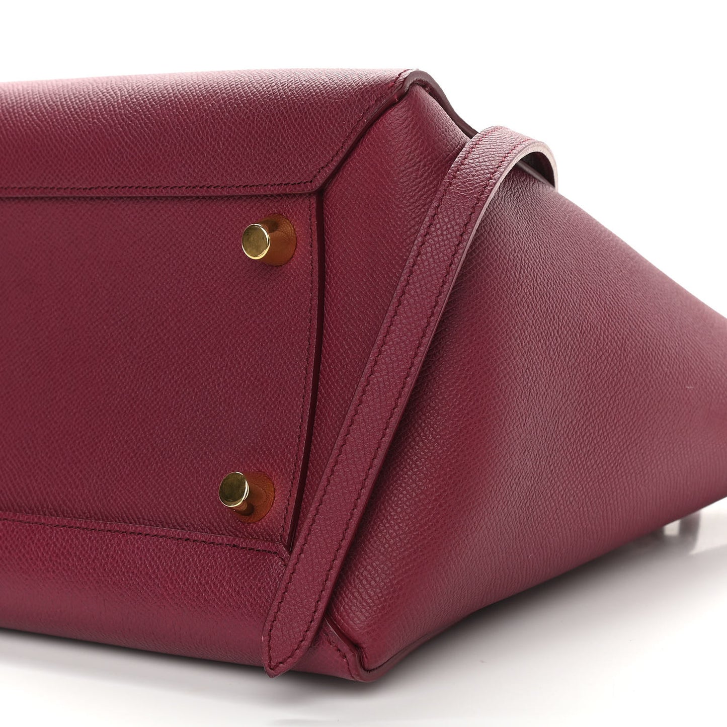 Grained Calfskin Mini Belt Bag Plum