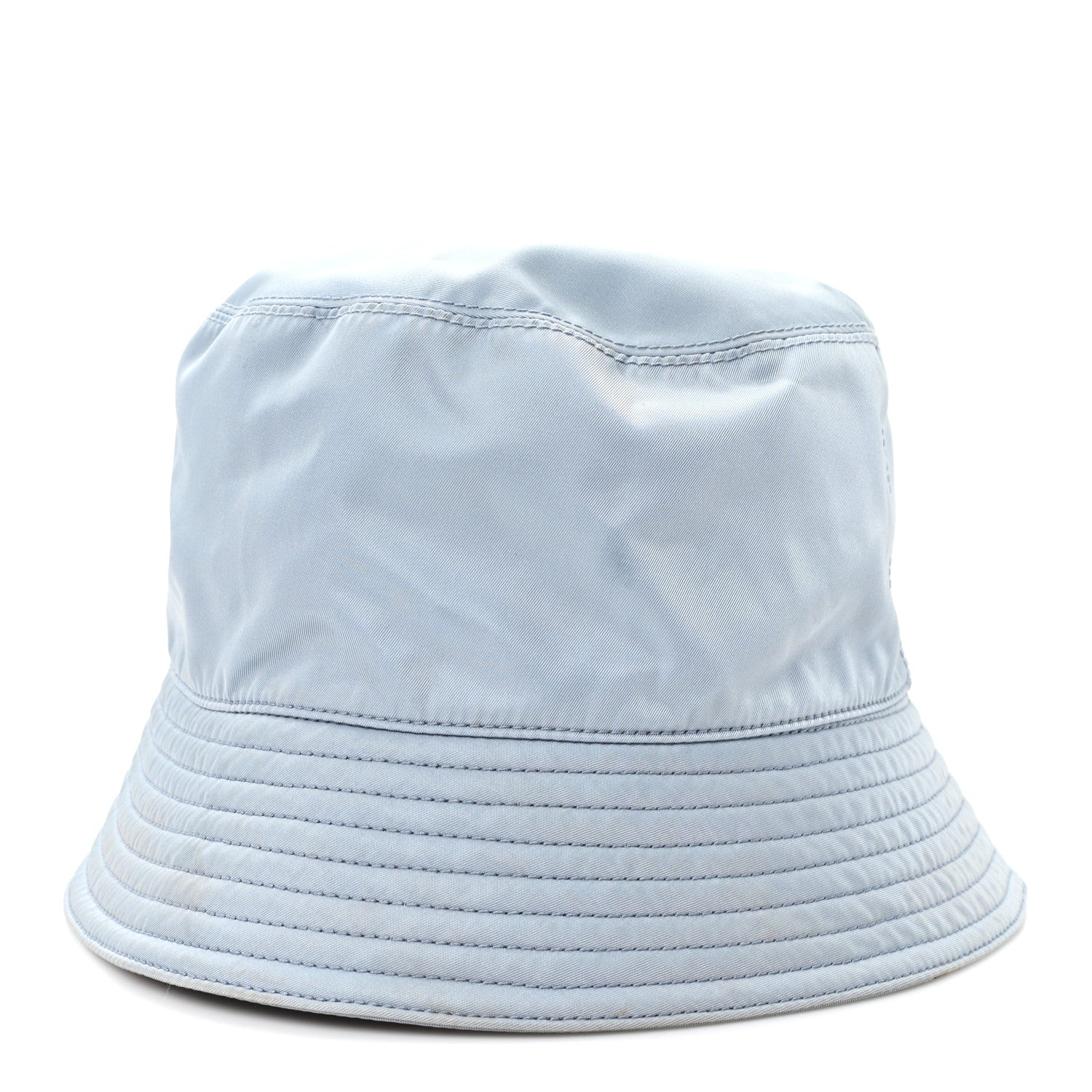 Prada Re-Nylon Metal Triangle Logo Womens Bucket Hat Astrale 5 of 9