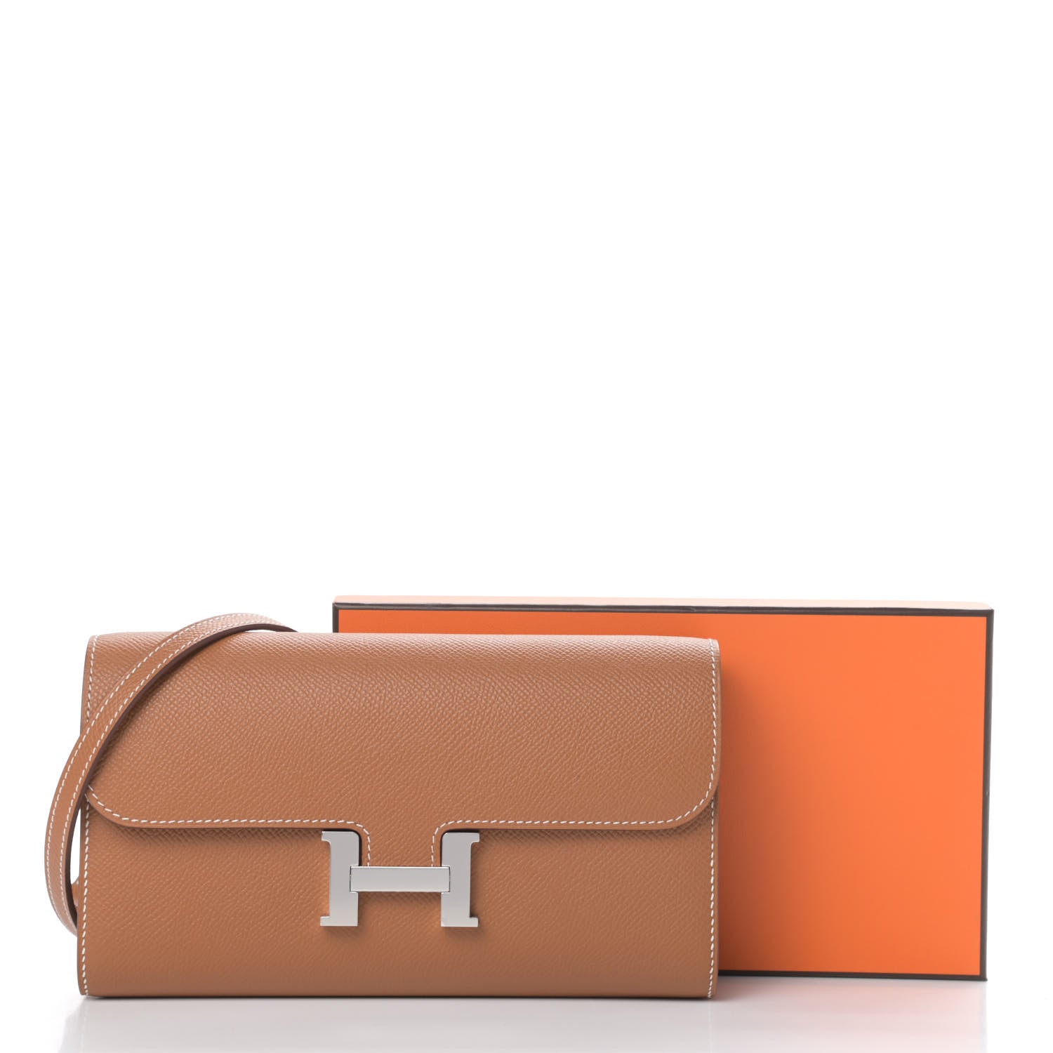 Hermes Epsom Constance Long Wallet To Go Gold 11 of 11