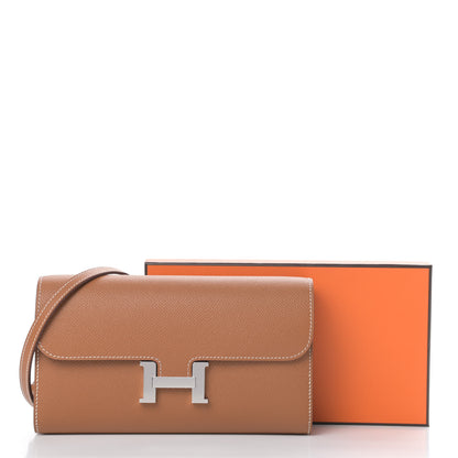 Hermes Epsom Constance Long Wallet To Go Gold 11 of 11